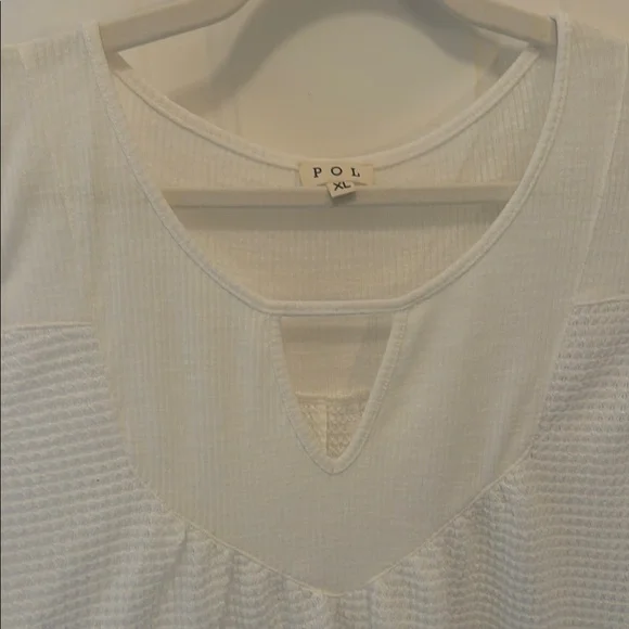 POL XL White Tank Tunic - Picture 8 of 10